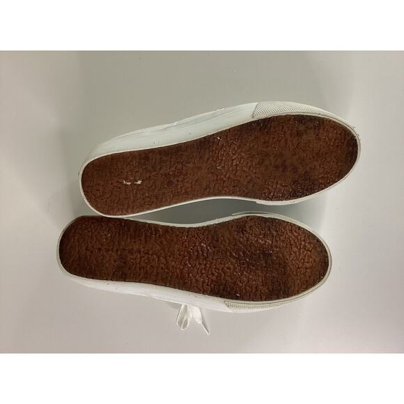 Superga 2790 Platform Sneaker Womens White Canvas Shoes Lace Up Size 8 - Picture 7 of 7